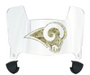 St Louis Rams Limited Edition Mini Football Helmet Visor Shield w/ Clips - PICK VISOR & LOGO COLOR