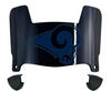 St Louis Rams Mini Football Helmet Visor Shield w/ Clips - PICK VISOR & LOGO COLOR