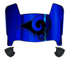 St Louis Rams Mini Football Helmet Visor Shield w/ Clips - PICK VISOR & LOGO COLOR