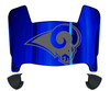 St Louis Rams Mini Football Helmet Visor Shield w/ Clips - PICK VISOR & LOGO COLOR