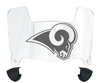 St Louis Rams Mini Football Helmet Visor Shield w/ Clips - PICK VISOR & LOGO COLOR