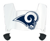St Louis Rams Mini Football Helmet Visor Shield w/ Clips - PICK VISOR & LOGO COLOR