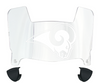 St Louis Rams Mini Football Helmet Visor Shield w/ Clips - PICK VISOR & LOGO COLOR