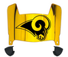 St Louis Rams Mini Football Helmet Visor Shield w/ Clips - PICK VISOR & LOGO COLOR