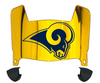 St Louis Rams Mini Football Helmet Visor Shield w/ Clips - PICK VISOR & LOGO COLOR
