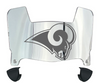 St Louis Rams Mini Football Helmet Visor Shield w/ Clips - PICK VISOR & LOGO COLOR