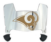 St Louis Rams Mini Football Helmet Visor Shield w/ Clips - PICK VISOR & LOGO COLOR
