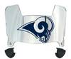 St Louis Rams Mini Football Helmet Visor Shield w/ Clips - PICK VISOR & LOGO COLOR