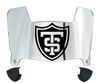St Thomas Tommies Mini Football Helmet Visor Shield w/ Clips - PICK VISOR & LOGO COLOR