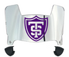 St Thomas Tommies Mini Football Helmet Visor Shield w/ Clips - PICK VISOR & LOGO COLOR