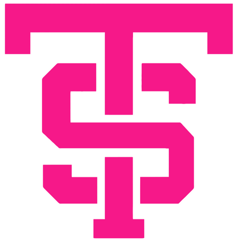 St Thomas Tommies Hot Pink ST Logo Premium DieCut Vinyl Decal PICK SIZE