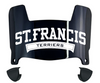 St Francis Terriers Mini Football Helmet Visor Shield w/ Clips - PICK VISOR & LOGO COLOR