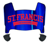 St Francis Terriers Mini Football Helmet Visor Shield w/ Clips - PICK VISOR & LOGO COLOR