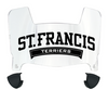 St Francis Terriers Mini Football Helmet Visor Shield w/ Clips - PICK VISOR & LOGO COLOR