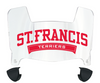 St Francis Terriers Mini Football Helmet Visor Shield w/ Clips - PICK VISOR & LOGO COLOR