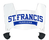St Francis Terriers Mini Football Helmet Visor Shield w/ Clips - PICK VISOR & LOGO COLOR
