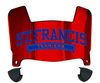 St Francis Terriers Mini Football Helmet Visor Shield w/ Clips - PICK VISOR & LOGO COLOR