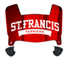St Francis Terriers Mini Football Helmet Visor Shield w/ Clips - PICK VISOR & LOGO COLOR