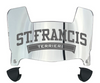St Francis Terriers Mini Football Helmet Visor Shield w/ Clips - PICK VISOR & LOGO COLOR