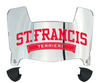 St Francis Terriers Mini Football Helmet Visor Shield w/ Clips - PICK VISOR & LOGO COLOR