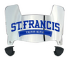 St Francis Terriers Mini Football Helmet Visor Shield w/ Clips - PICK VISOR & LOGO COLOR