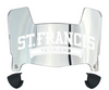 St Francis Terriers Mini Football Helmet Visor Shield w/ Clips - PICK VISOR & LOGO COLOR