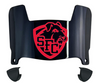 St Francis Terriers Mini Football Helmet Visor Shield w/ Clips - PICK VISOR & LOGO COLOR