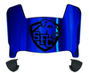 St Francis Terriers Mini Football Helmet Visor Shield w/ Clips - PICK VISOR & LOGO COLOR