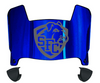 St Francis Terriers Mini Football Helmet Visor Shield w/ Clips - PICK VISOR & LOGO COLOR