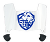 St Francis Terriers Mini Football Helmet Visor Shield w/ Clips - PICK VISOR & LOGO COLOR