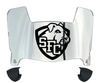 St Francis Terriers Mini Football Helmet Visor Shield w/ Clips - PICK VISOR & LOGO COLOR