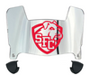 St Francis Terriers Mini Football Helmet Visor Shield w/ Clips - PICK VISOR & LOGO COLOR