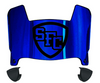 St Francis Terriers Mini Football Helmet Visor Shield w/ Clips - PICK VISOR & LOGO COLOR