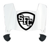 St Francis Terriers Mini Football Helmet Visor Shield w/ Clips - PICK VISOR & LOGO COLOR