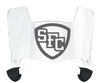 St Francis Terriers Mini Football Helmet Visor Shield w/ Clips - PICK VISOR & LOGO COLOR