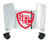 St Francis Terriers Mini Football Helmet Visor Shield w/ Clips - PICK VISOR & LOGO COLOR