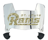 St Louis Rams Limited Edition Mini Football Helmet Visor Shield w/ Clips - PICK VISOR & LOGO COLOR