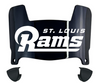 St Louis Rams Mini Football Helmet Visor Shield w/ Clips - PICK VISOR & LOGO COLOR