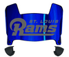 St Louis Rams Mini Football Helmet Visor Shield w/ Clips - PICK VISOR & LOGO COLOR