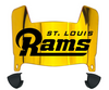 St Louis Rams Mini Football Helmet Visor Shield w/ Clips - PICK VISOR & LOGO COLOR