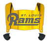 St Louis Rams Mini Football Helmet Visor Shield w/ Clips - PICK VISOR & LOGO COLOR