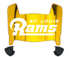 St Louis Rams Mini Football Helmet Visor Shield w/ Clips - PICK VISOR & LOGO COLOR