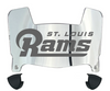 St Louis Rams Mini Football Helmet Visor Shield w/ Clips - PICK VISOR & LOGO COLOR