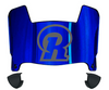 St Louis Rams Mini Football Helmet Visor Shield w/ Clips - PICK VISOR & LOGO COLOR