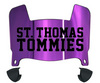 St Thomas Tommies Mini Football Helmet Visor Shield w/ Clips - PICK VISOR & LOGO COLOR