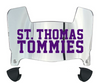 St Thomas Tommies Mini Football Helmet Visor Shield w/ Clips - PICK VISOR & LOGO COLOR
