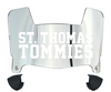 St Thomas Tommies Mini Football Helmet Visor Shield w/ Clips - PICK VISOR & LOGO COLOR