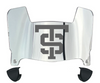 St Thomas Tommies Mini Football Helmet Visor Shield w/ Clips - PICK VISOR & LOGO COLOR