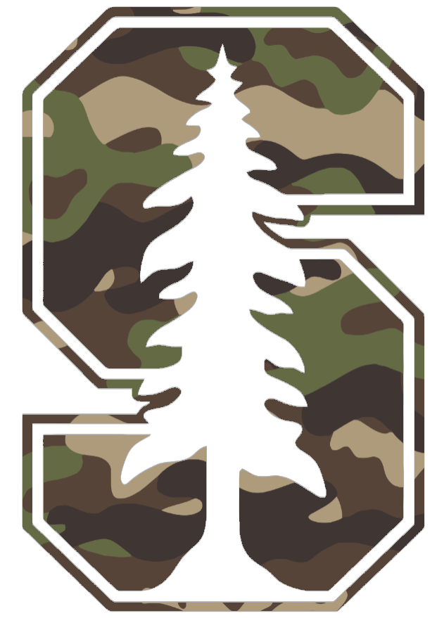 Stanford Cardinal Woodland Camo Camouflage Team Logo Premium DieCut Vinyl Decal PICK SIZE