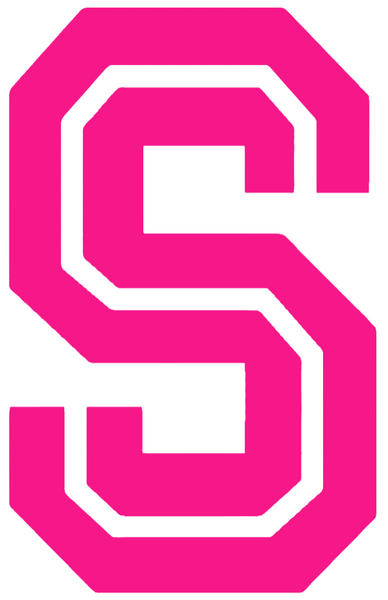 Stanford Cardinal Hot Pink Retro Throwback Logo Premium DieCut Vinyl Decal PICK SIZE